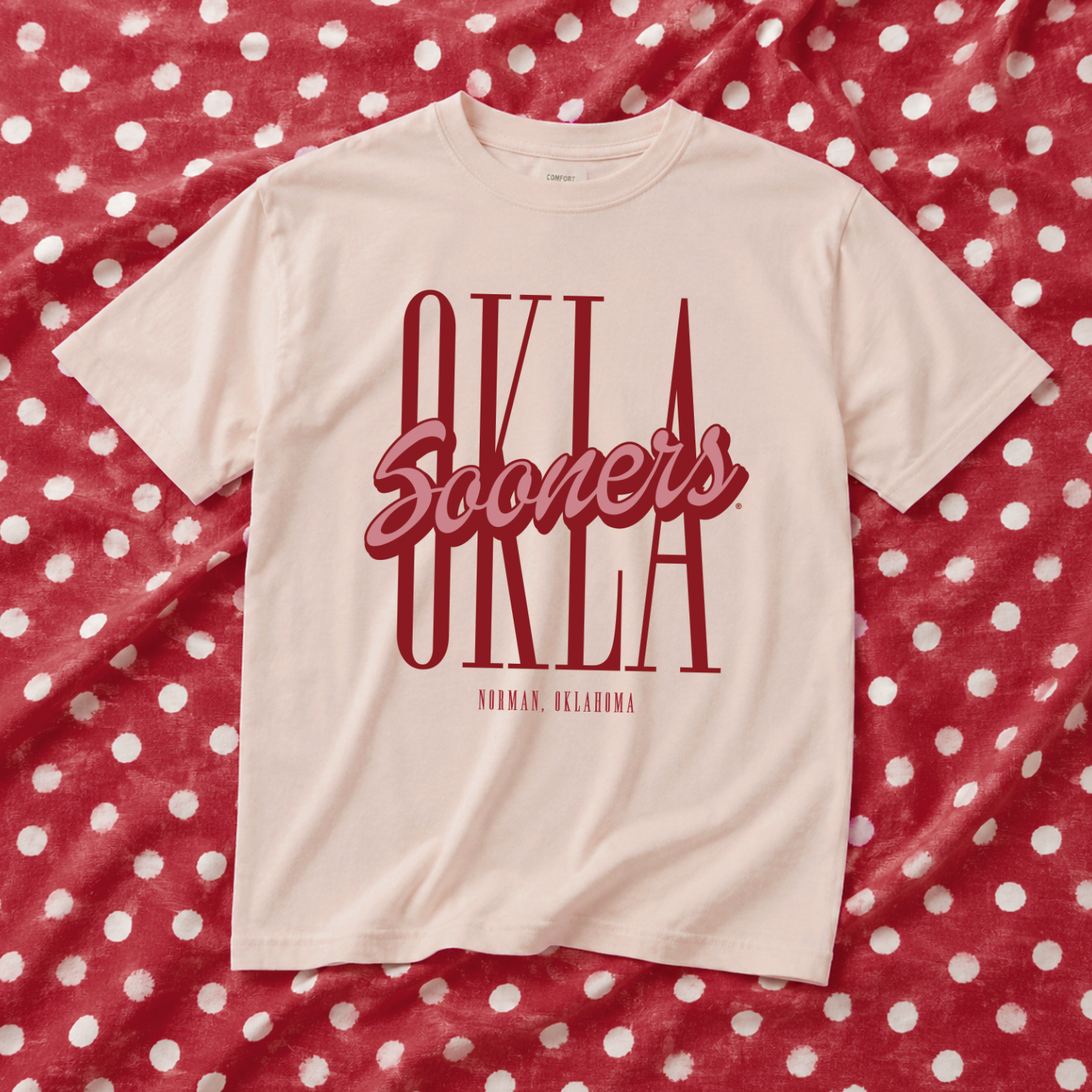 UNIV. of OKLAHOMA 2026: OKLA Sooners Script (COMFORT COLORS SHORTSLEEVE)