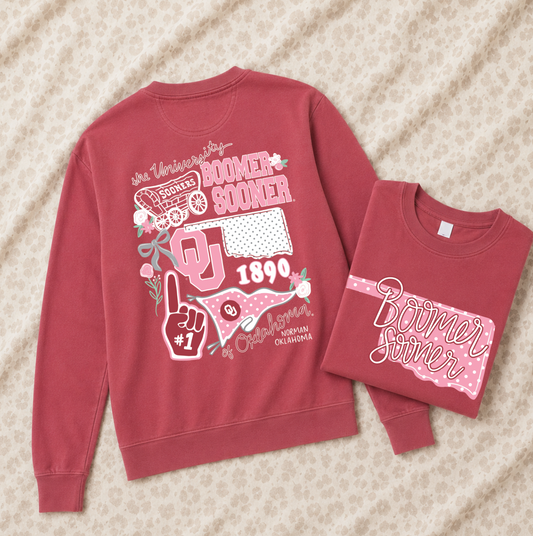 UNIV. of OKLAHOMA 2026: OU Storyboard 2026 (COMFORT COLORS SWEATSHIRT)